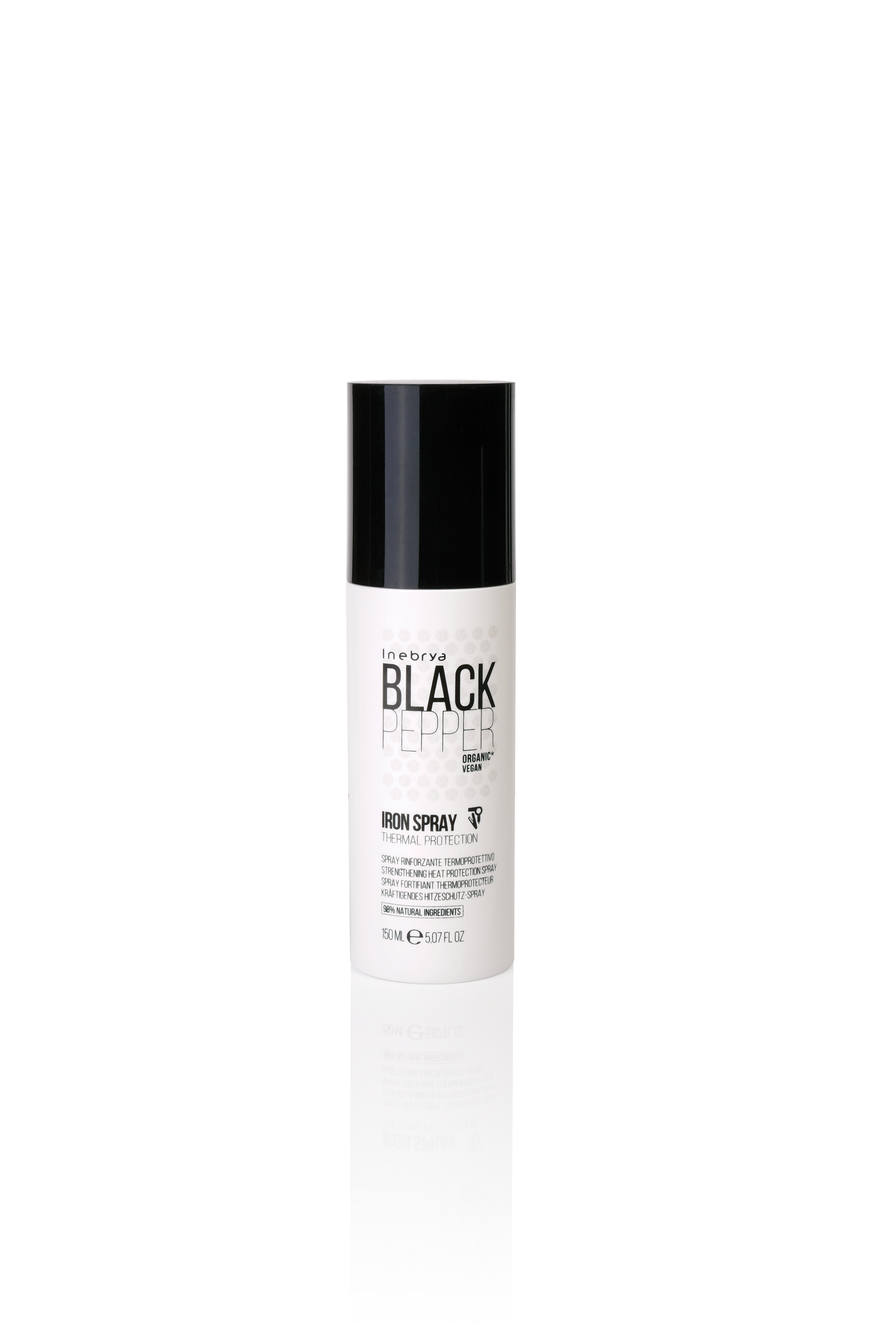 INEBRYA BLACK PEPPER Спрей термозащитный Reinforcing Thermoprotective Spray 150мл